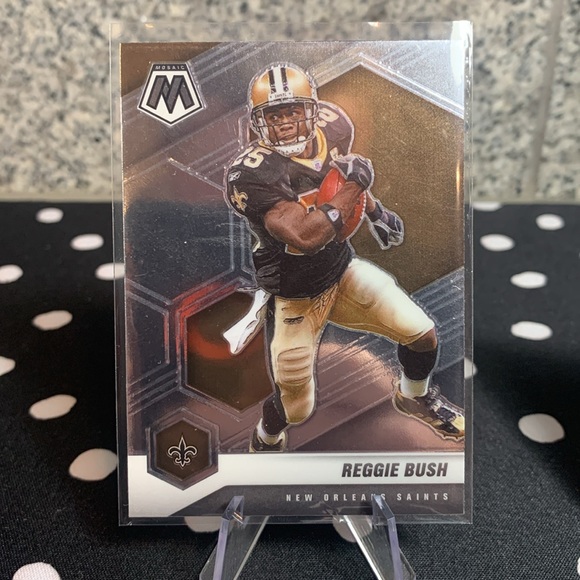 Reggie Bush 2021 Panini Mosaic & Chris Olave 2022 Panini Prizm Rookie Saints!! - Picture 2 of 5